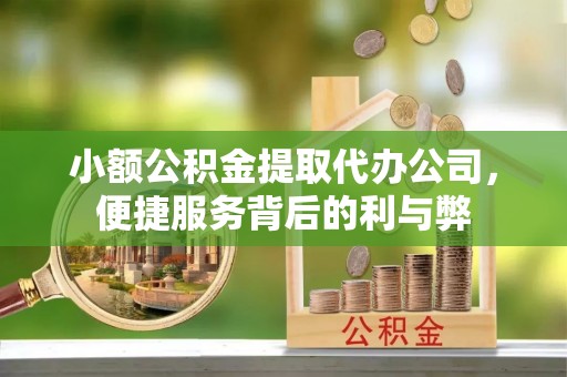 建始小额公积金提取代办公司，便捷服务背后的利与弊